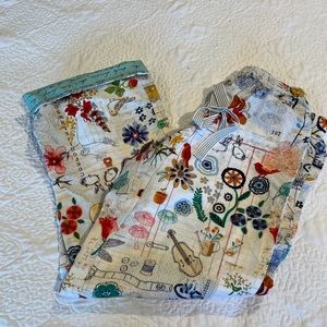 Lilly by Anthropologie flannel pj bottoms - size small.
